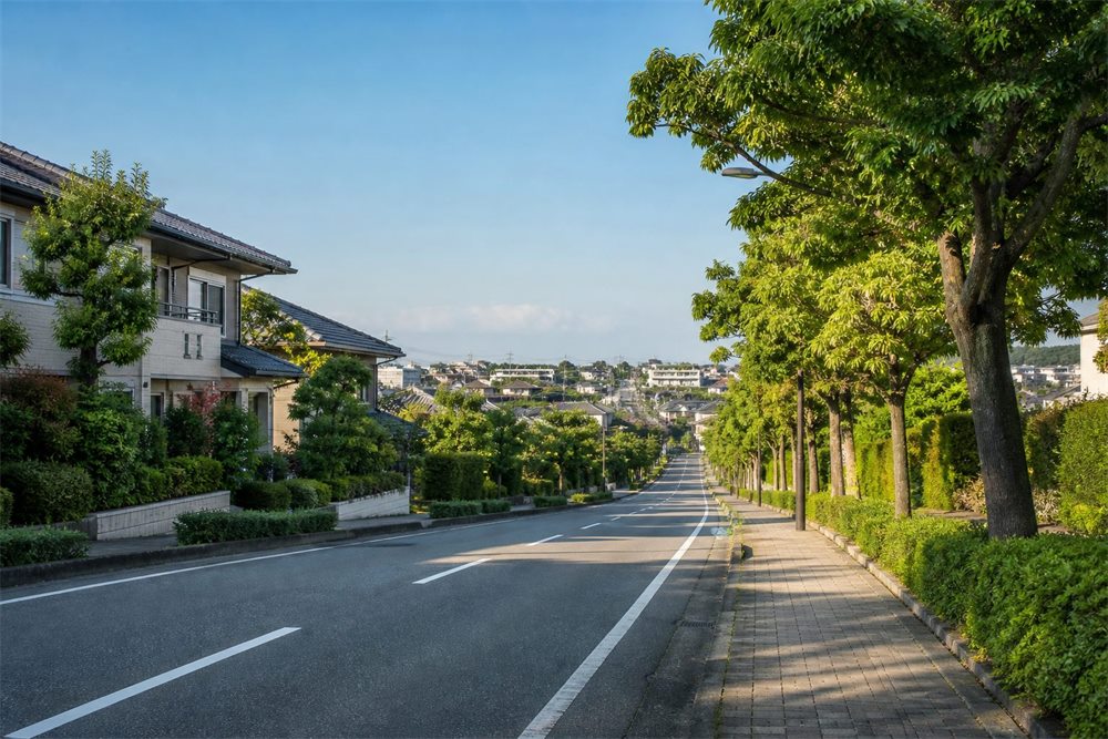 緑豊かな住宅街のイメージ