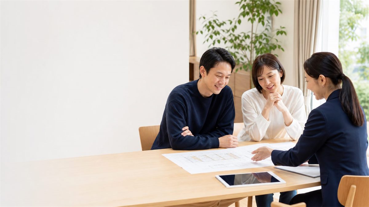住まい探しの相談風景